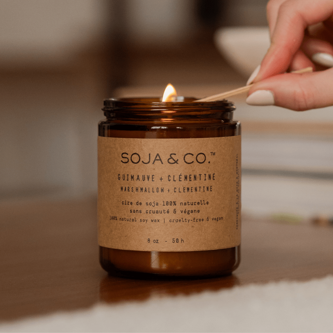 Bougie | Guimauve + Clémentine - SOJA&amp;CO. ™