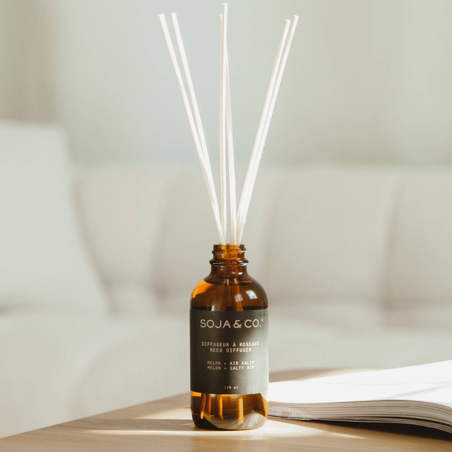 Diffuseur à roseaux | Melon + Air salin - SOJA&CO. ™