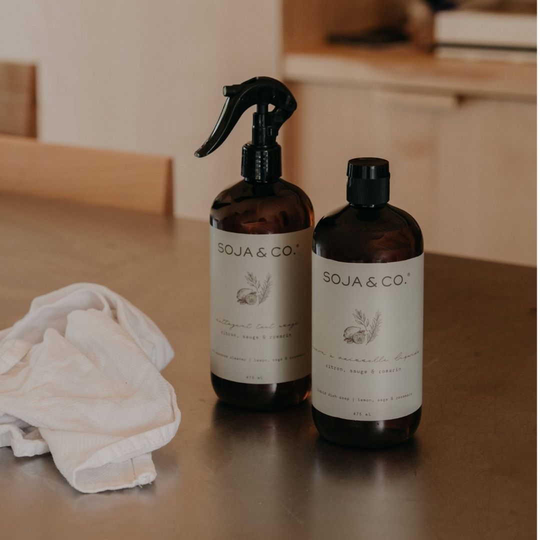 Duo ménage | Citron, Sauge & Romarin - SOJA&CO. ™