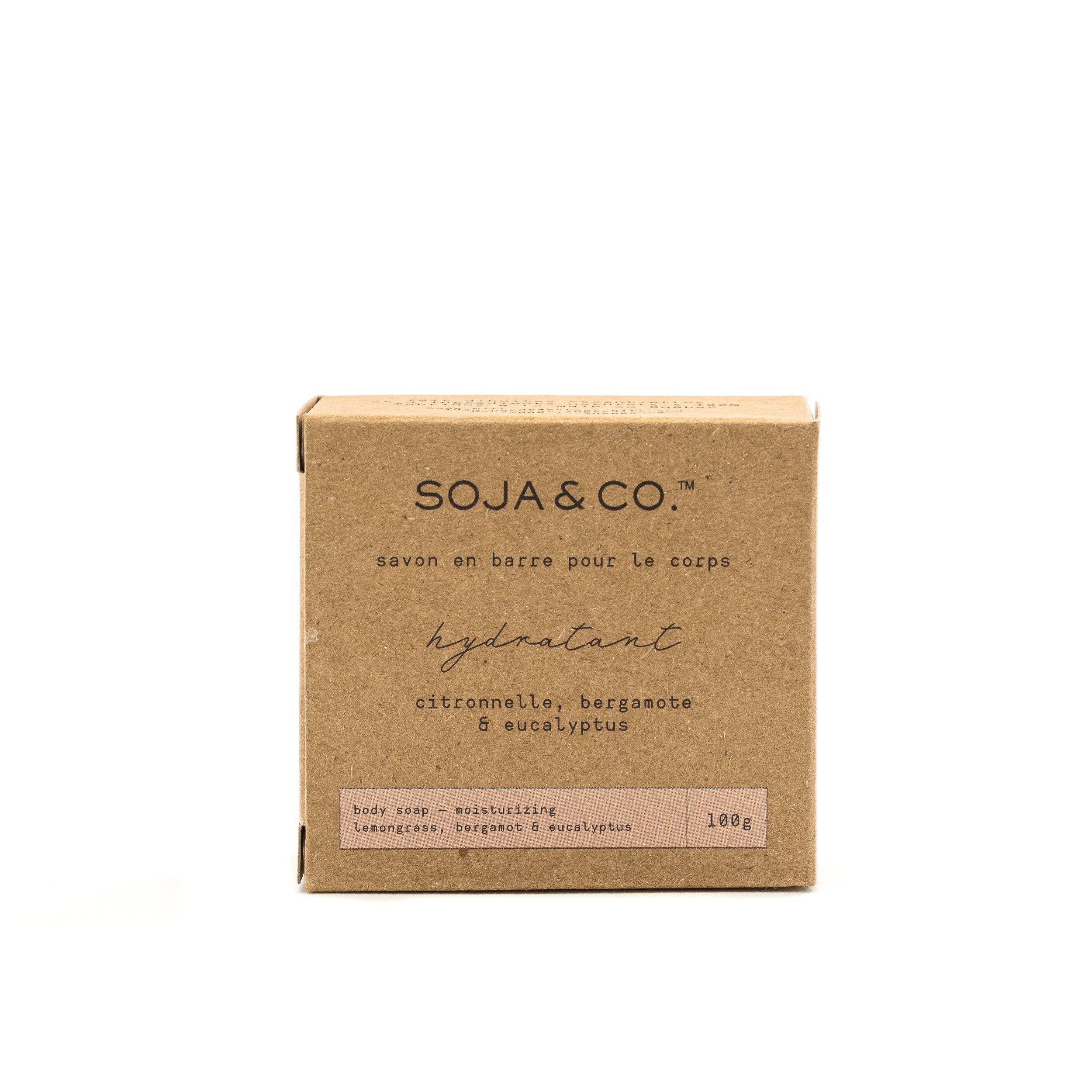 Savon en barre hydratant | Citronnelle, Bergamote & Eucalyptus - SOJA&CO. ™