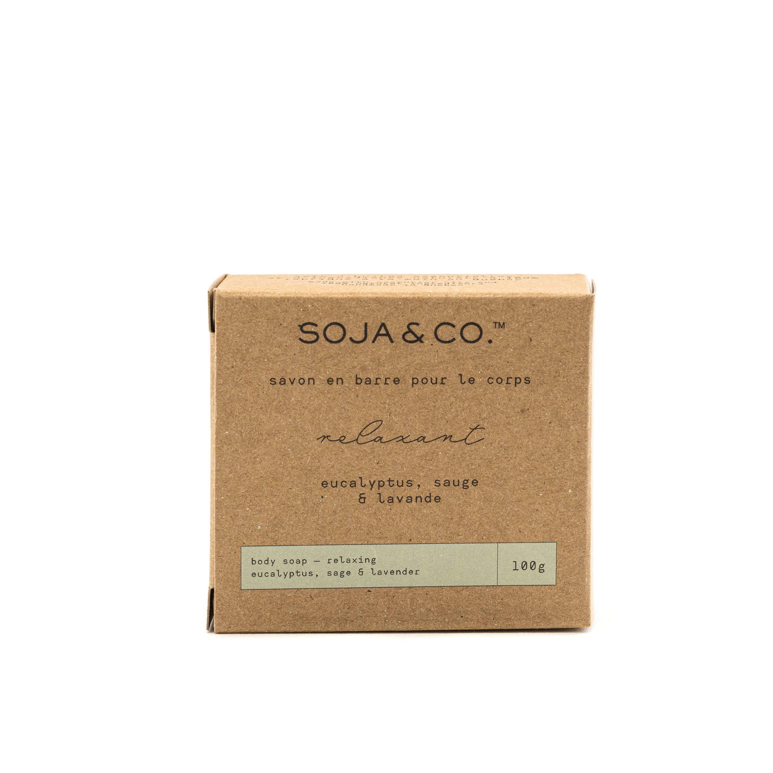 Savon en barre relaxant | Eucalyptus, Sauge & Lavande - SOJA&CO. ™