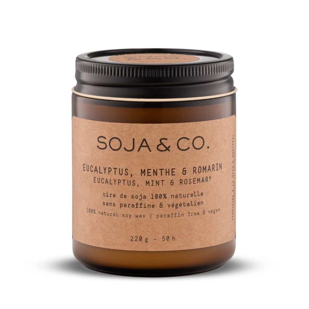 Eucalyptus, menthe & romarin - SOJA&CO.