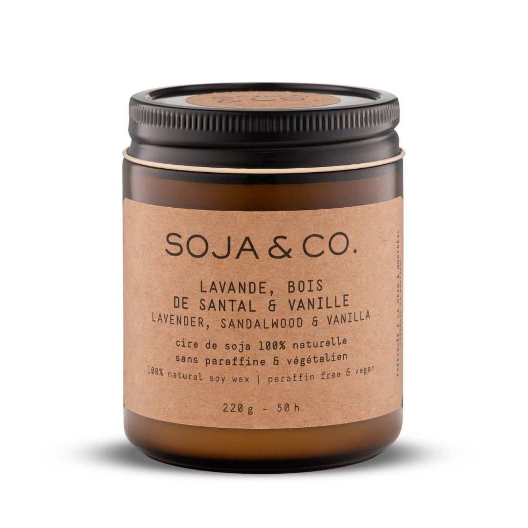 Lavande, bois de santal & vanille - SOJA&CO.